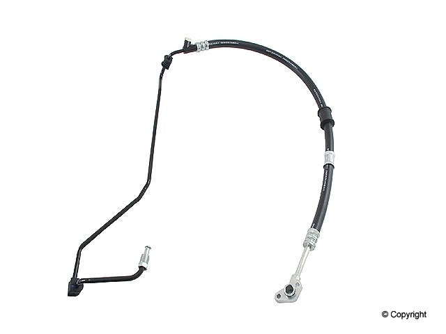 Front View of Power Steering Pressure Hose GENUINE 53713-S87-A04