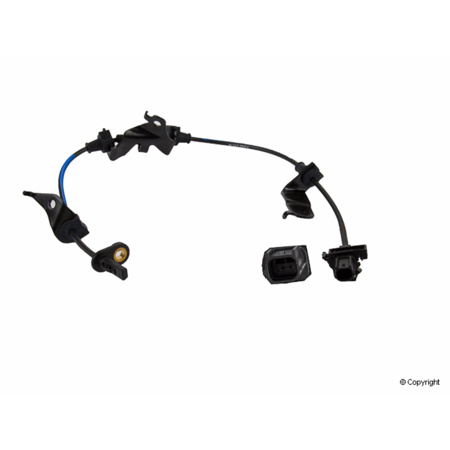 Front View of Front Left ABS Wheel Speed Sensor GENUINE 57455-TA0-A01