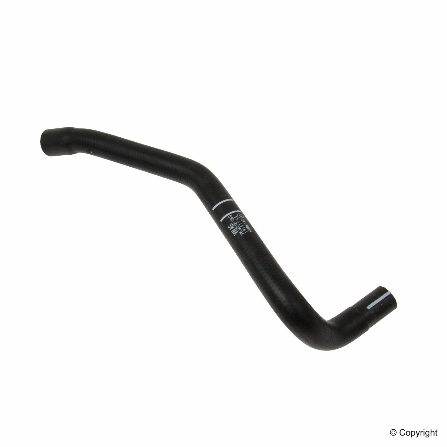 Front View of Engine Coolant Reservoir Hose GENUINE 5C0121109D