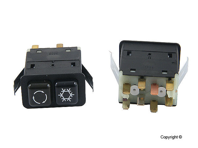 Front View of A/C Control Switch GENUINE 61311380557