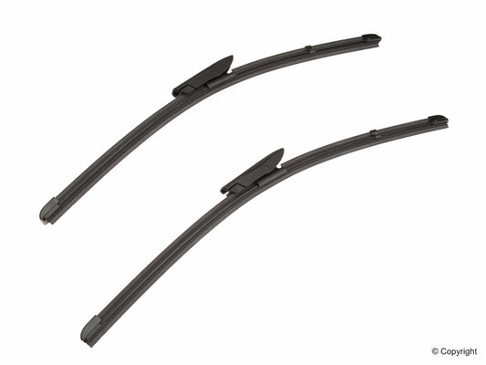 Front View of Front Windshield Wiper Blade GENUINE 61610039343