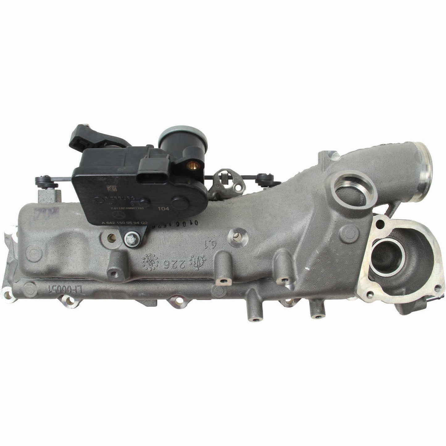 Front View of Right Engine Intake Manifold GENUINE 6420900637