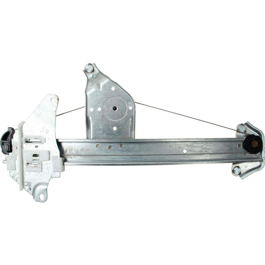 Front View of Rear Right Window Regulator GENUINE 69803-AC010