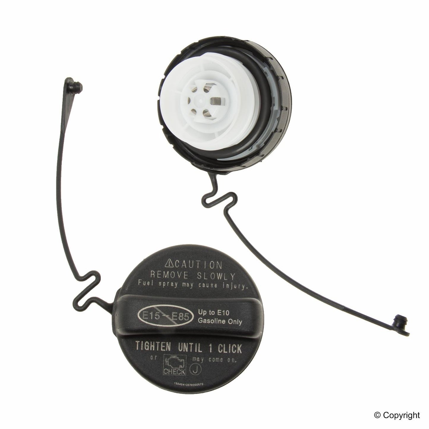 Front View of Fuel Tank Cap GENUINE 77300-06040