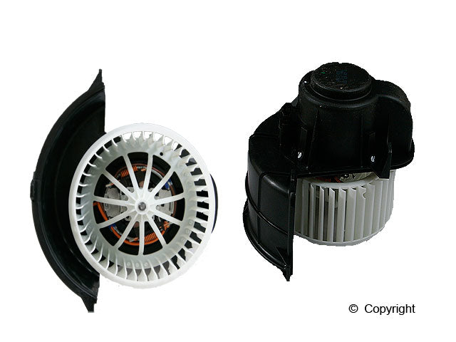 Front View of HVAC Blower Motor GENUINE 7L0820021Q