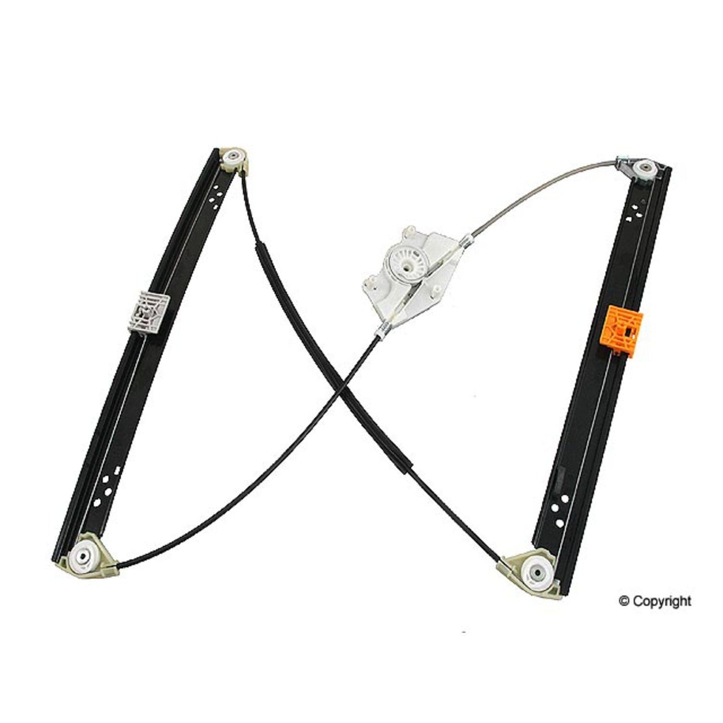 Front Left Window Regulator (Genuine Vw Part W/O Motor) GENUINE 7L0837461F For Porsche Volkswagen Cayenne Touareg