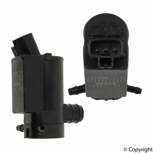 Front View of Front Windshield Washer Pump GENUINE 85330-20470