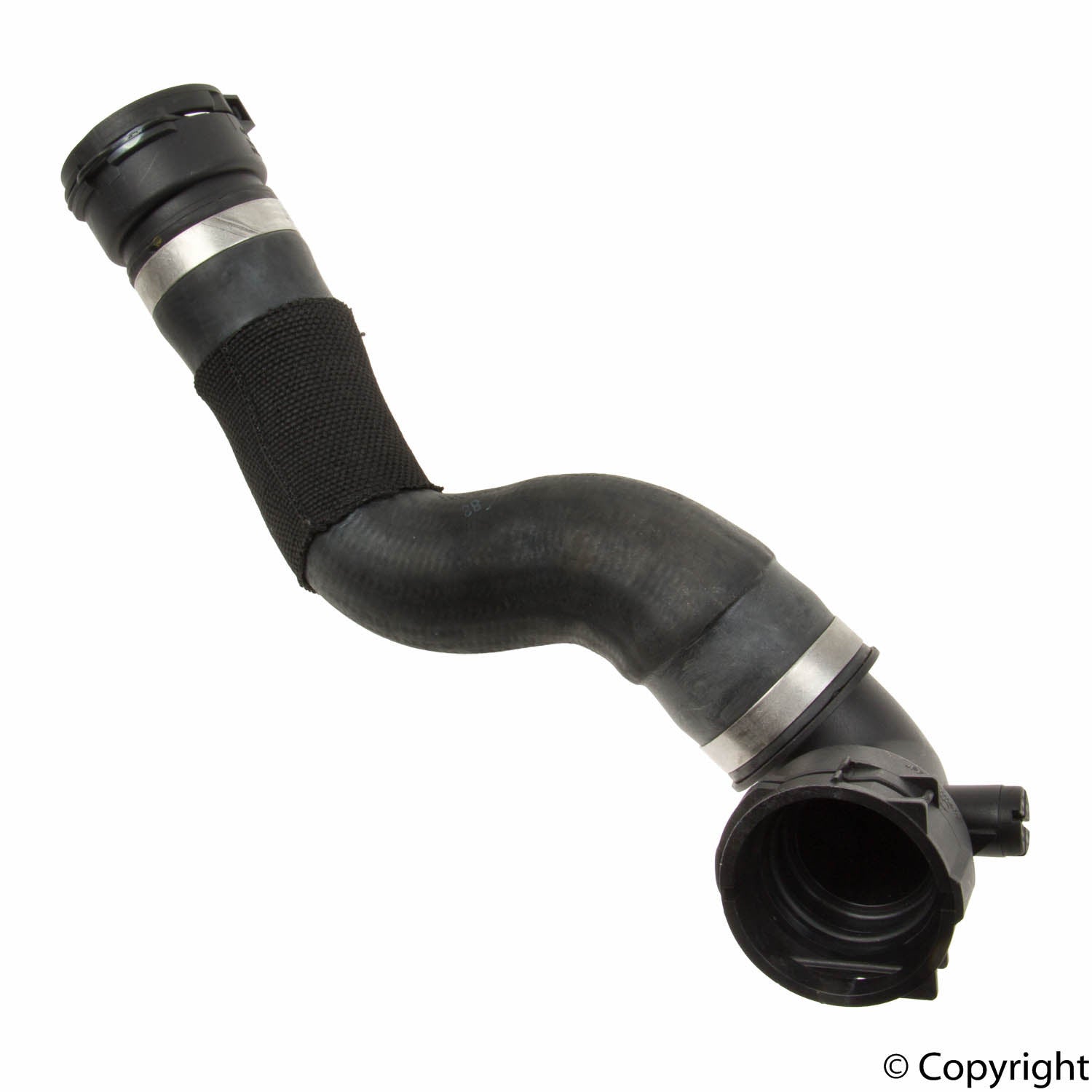 Front View of Radiator Coolant Hose GENUINE 8R0121049M