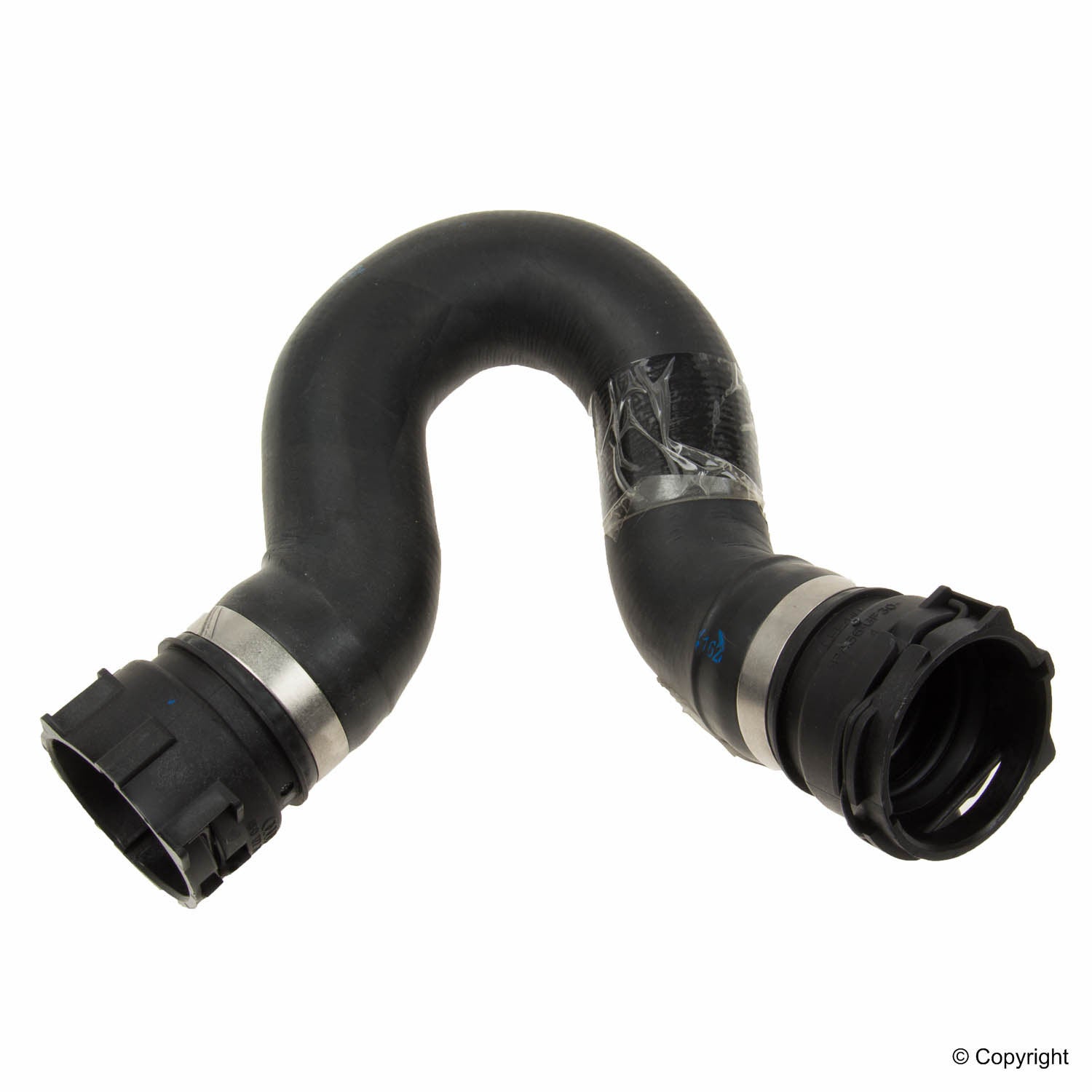 Front View of Upper Radiator Coolant Hose GENUINE 8R0121101C