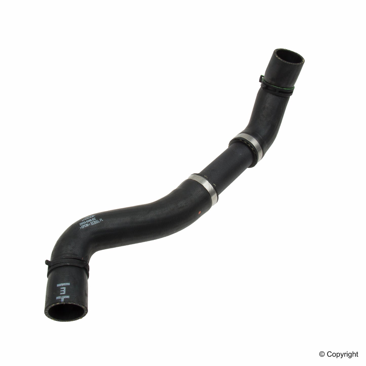 Front View of Radiator Coolant Hose GENUINE C2C9778