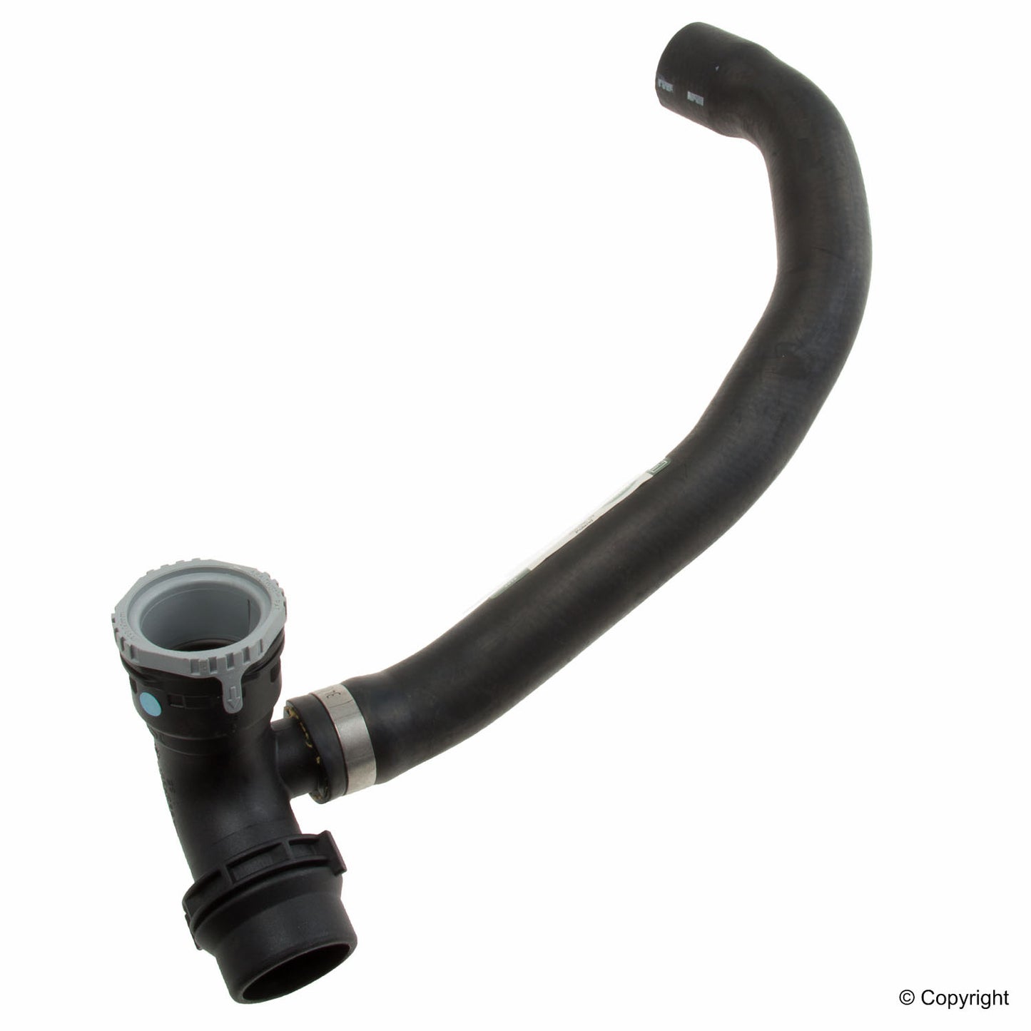 Front View of Radiator Coolant Hose GENUINE LR005564