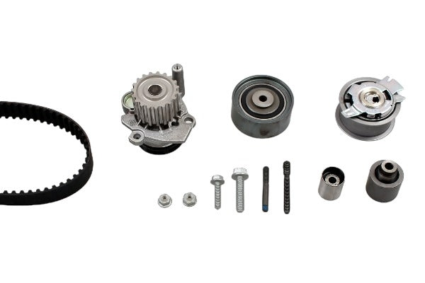 Front View of Engine Timing Belt Kit with Water Pump HEPU PK05691