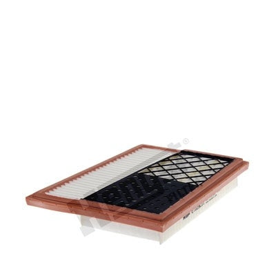 Top View of Left Air Filter HENGST E1029L01