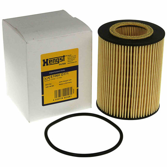 Top View of Engine Oil Filter HENGST E106HD171