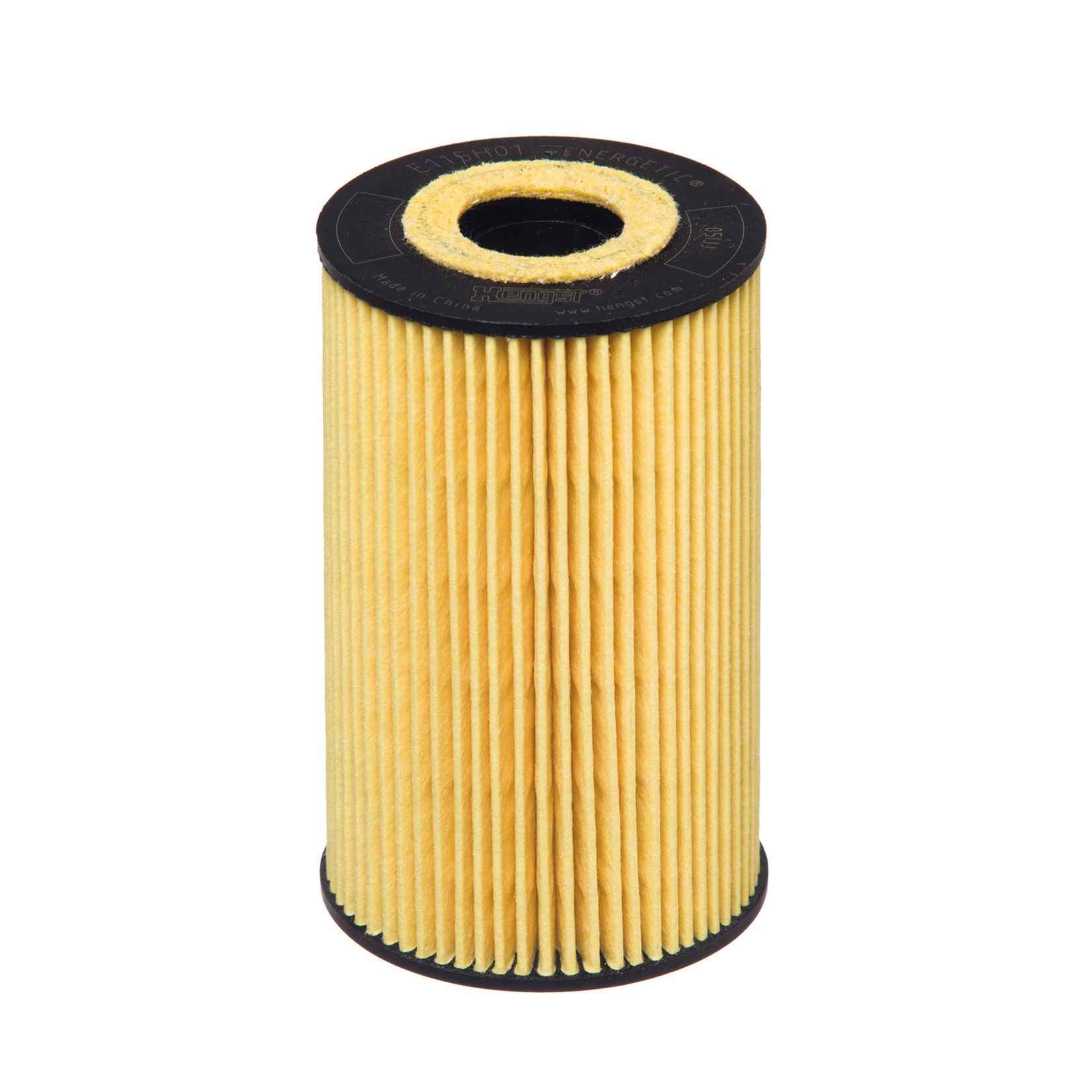 Front View of Engine Oil Filter HENGST E115H01D208