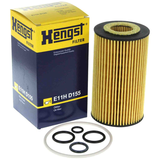 Top View of Engine Oil Filter HENGST E11HD155