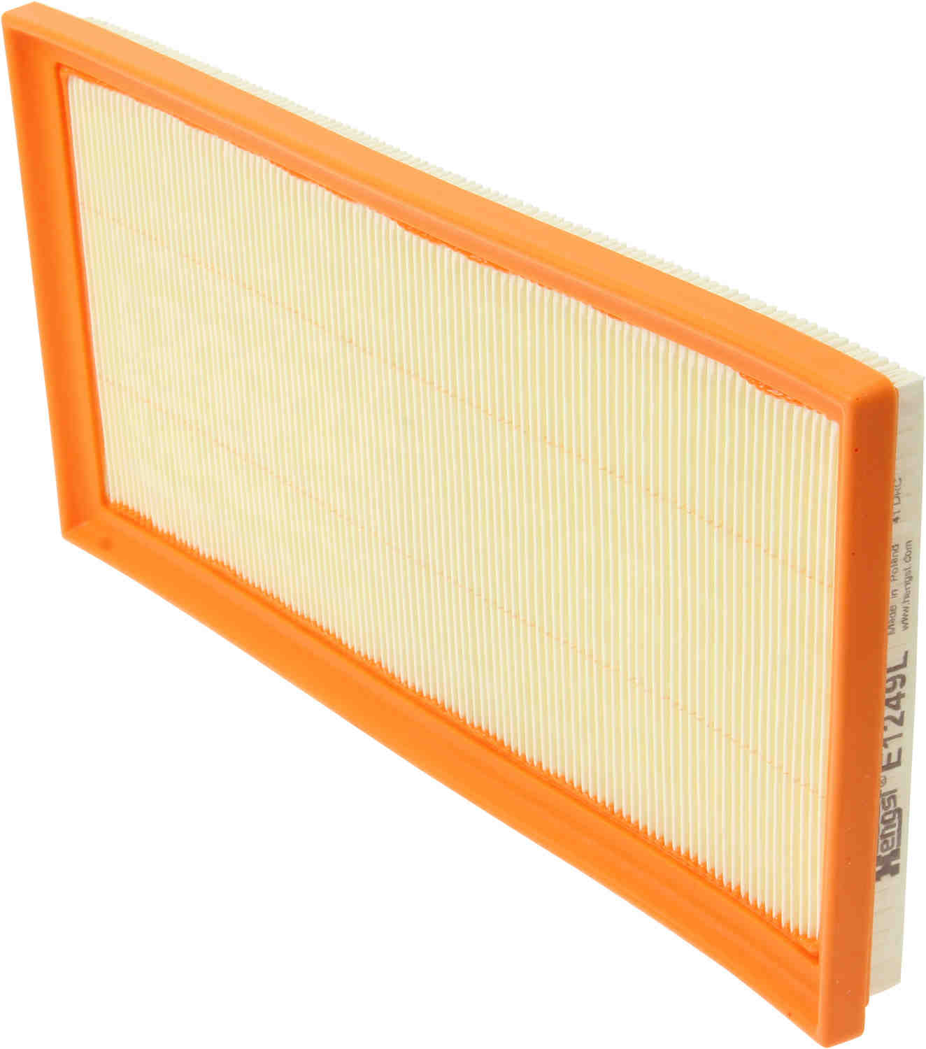 Angle View of Air Filter HENGST E1249L-2