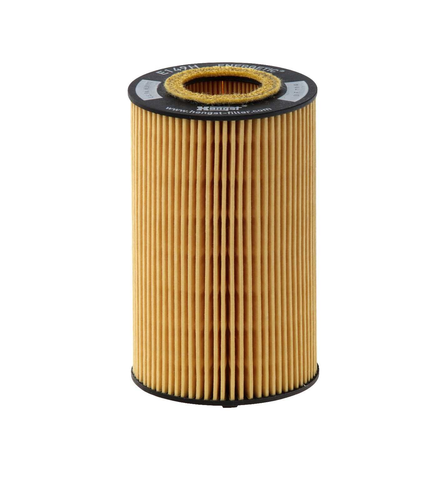 Front View of Engine Oil Filter HENGST E149HD114