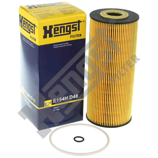 Top View of Engine Oil Filter HENGST E154HD48