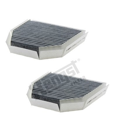 Top View of Cabin Air Filter HENGST E1919LC-2