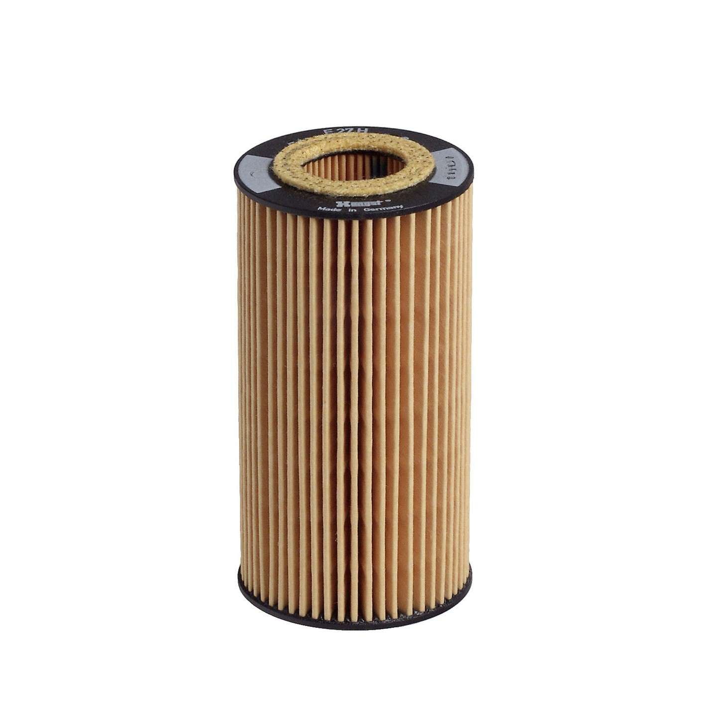 Front View of Engine Oil Filter HENGST E27HD125