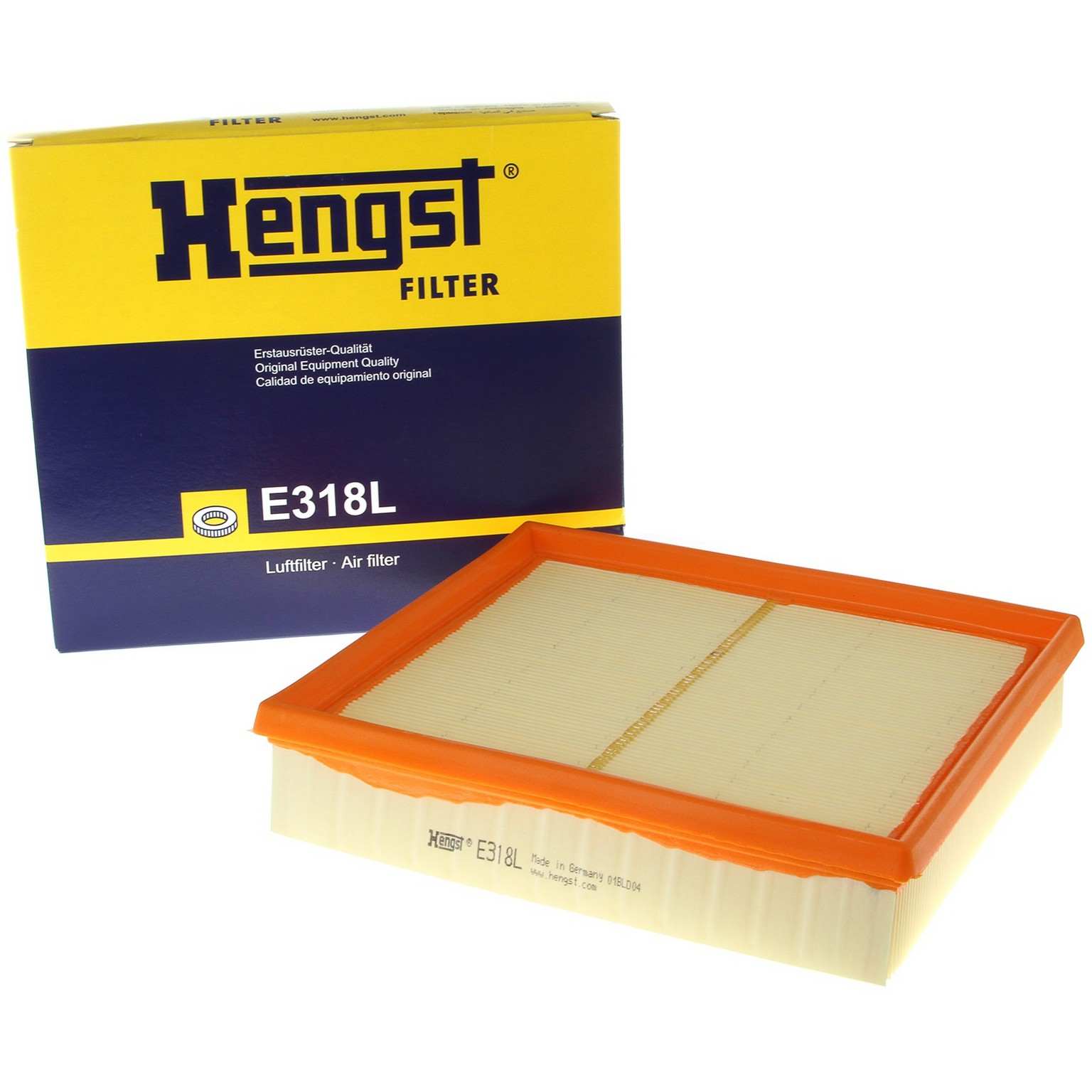 Top View of Air Filter HENGST E318L