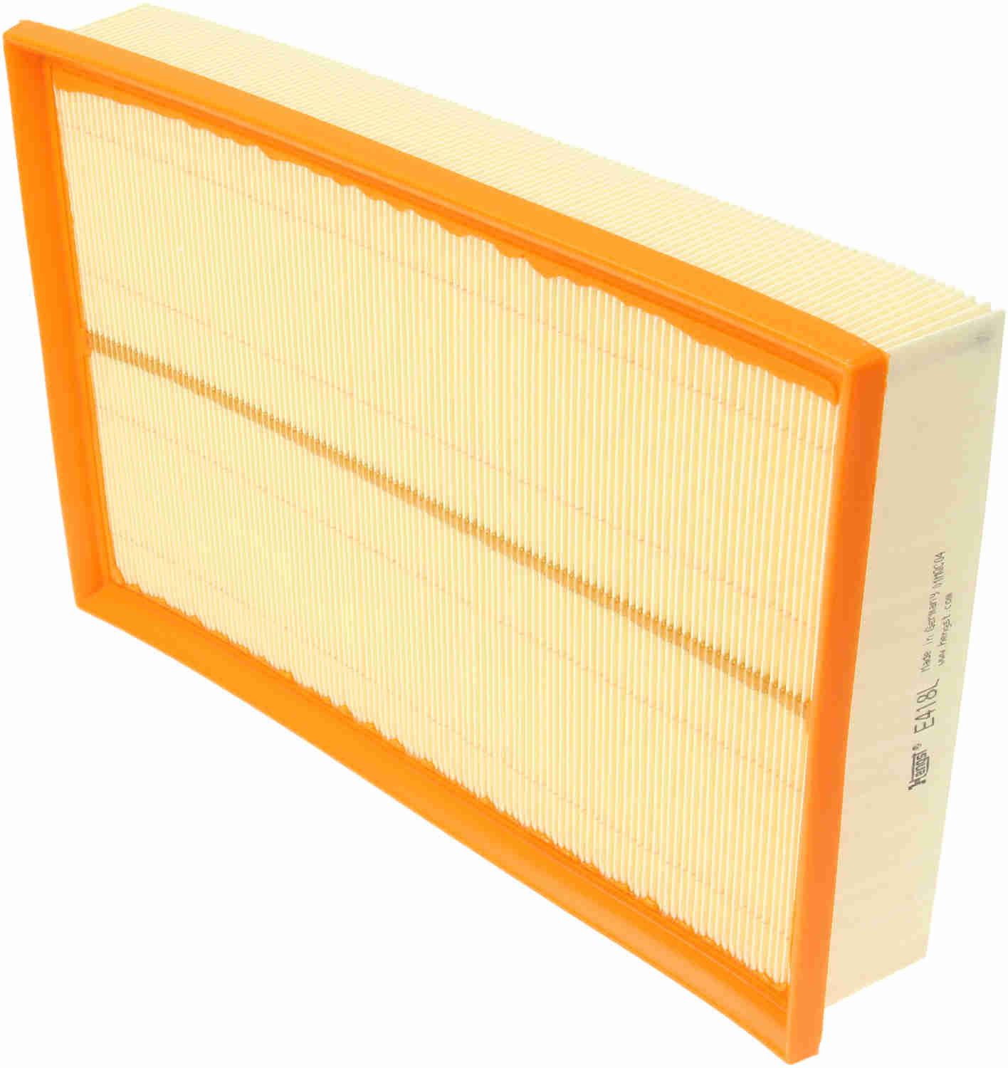 Angle View of Air Filter HENGST E418L