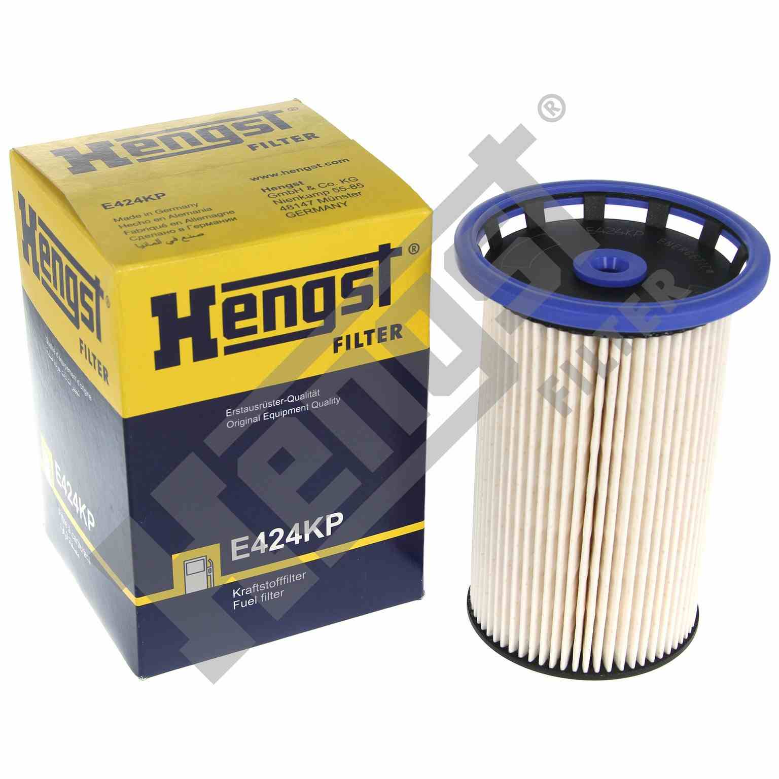 Top View of Fuel Filter HENGST E424KP