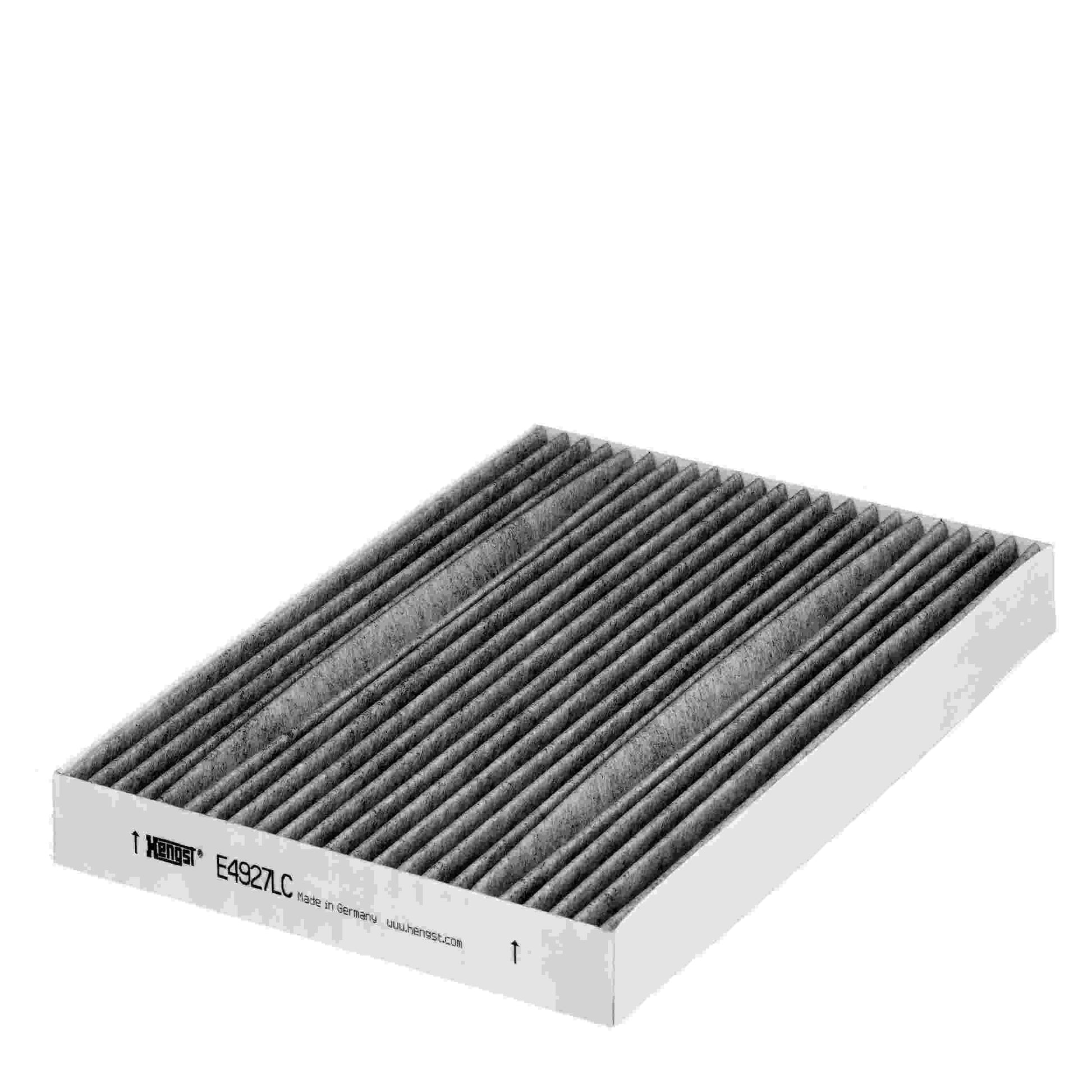 Front View of Front Cabin Air Filter HENGST E4927LC