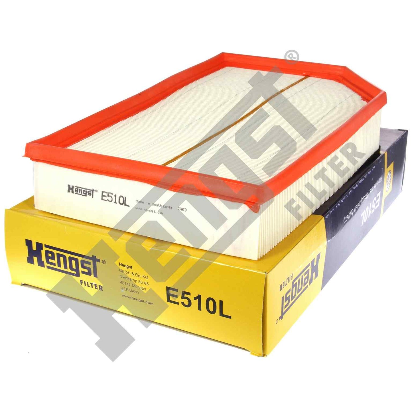 Top View of Air Filter HENGST E510L