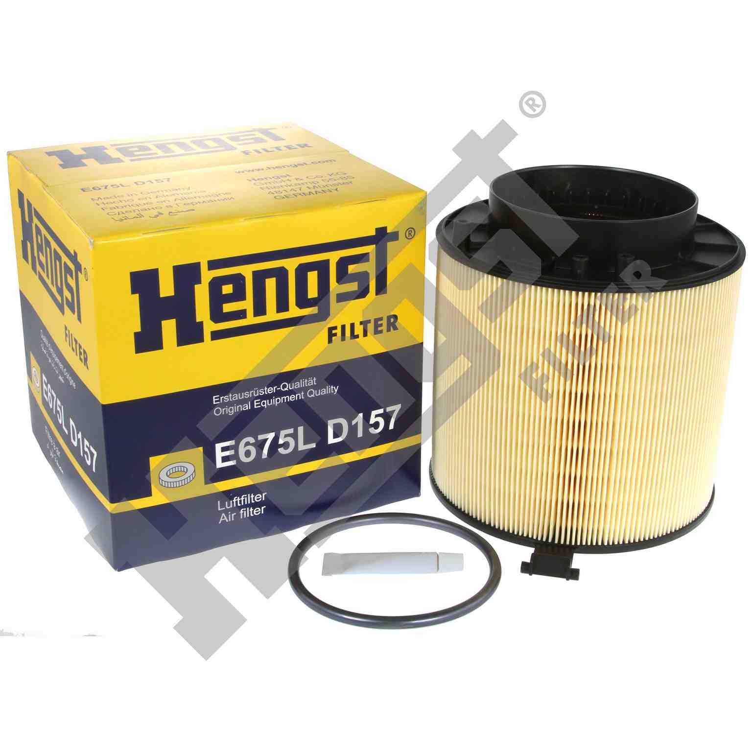 Top View of Air Filter HENGST E675LD157