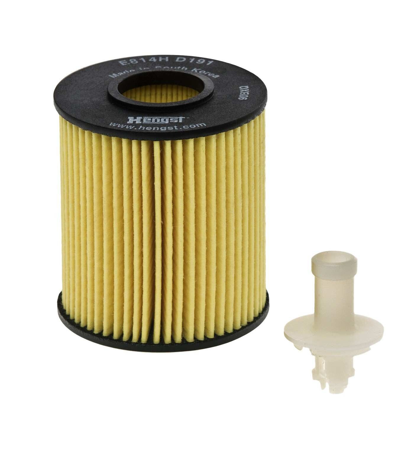 Front View of Engine Oil Filter HENGST E814HD191