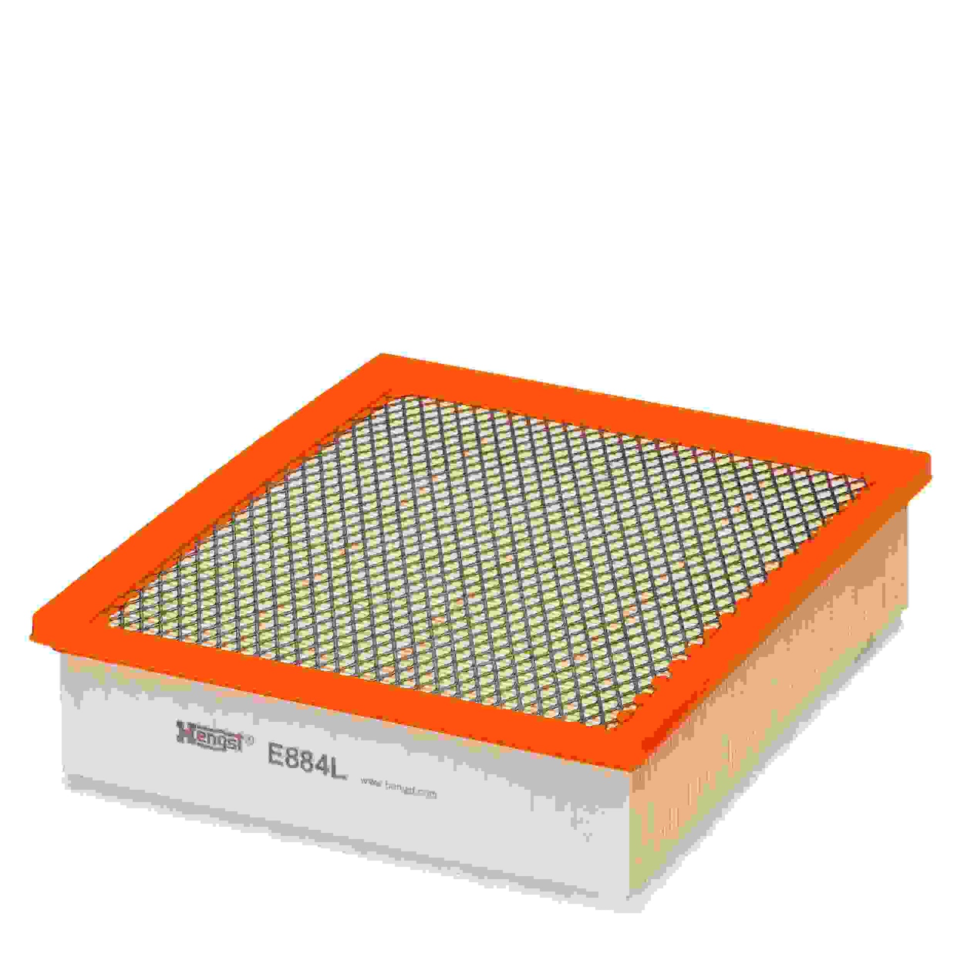 Front View of Air Filter HENGST E884L