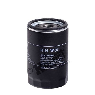 Top View of Engine Oil Filter HENGST H14W07