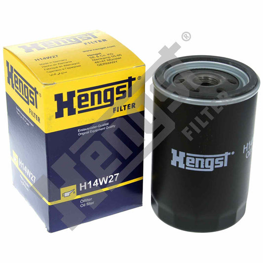 Top View of Engine Oil Filter HENGST H14W27