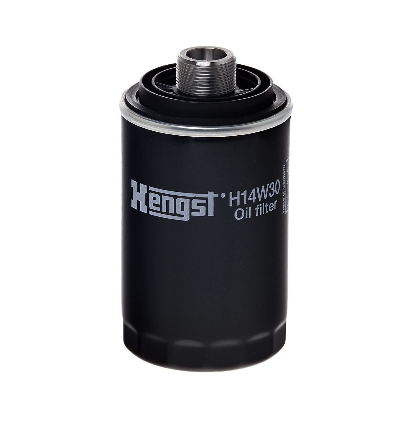 Front View of Engine Oil Filter HENGST H14W30