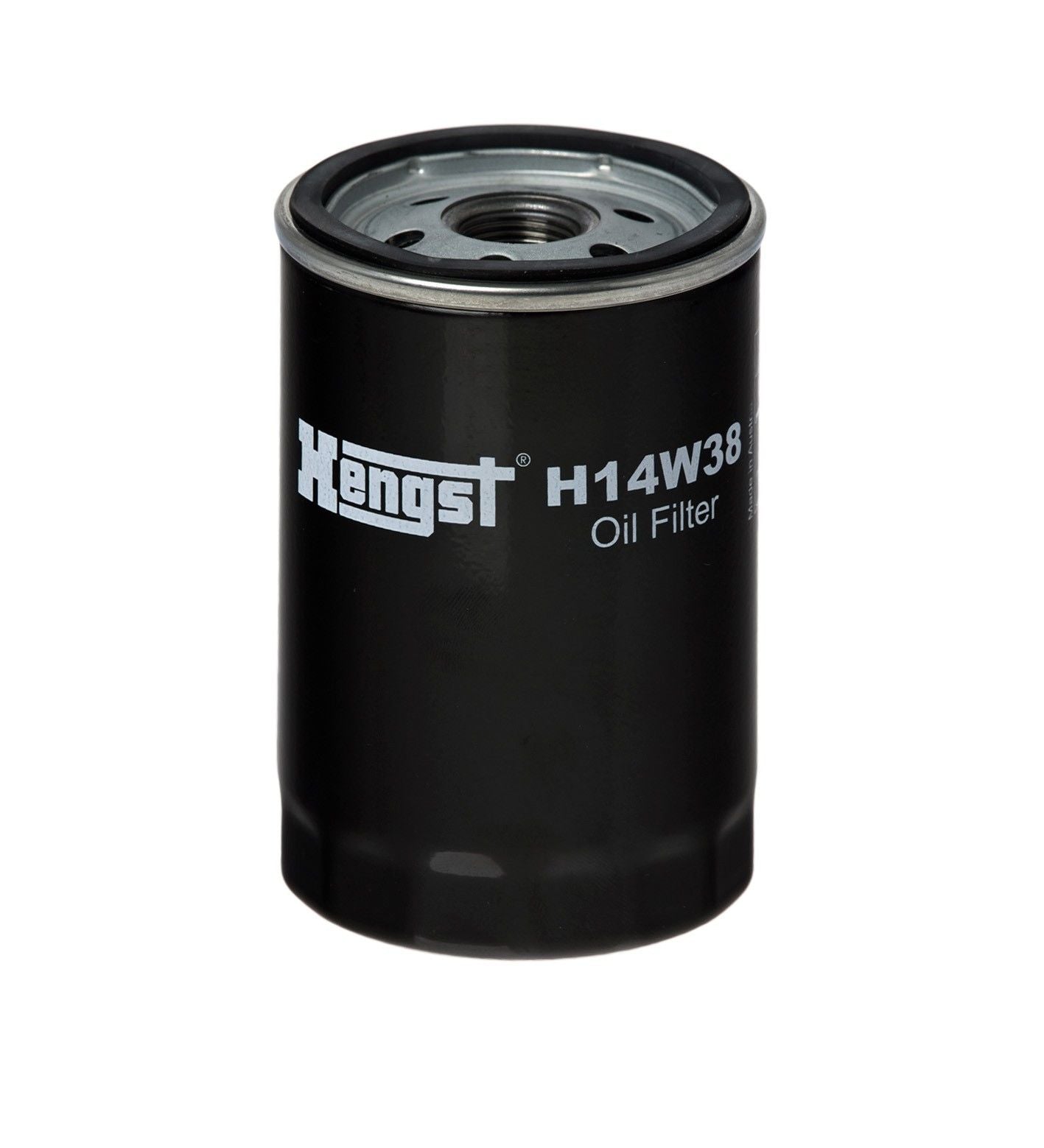 Front View of Engine Oil Filter HENGST H14W38