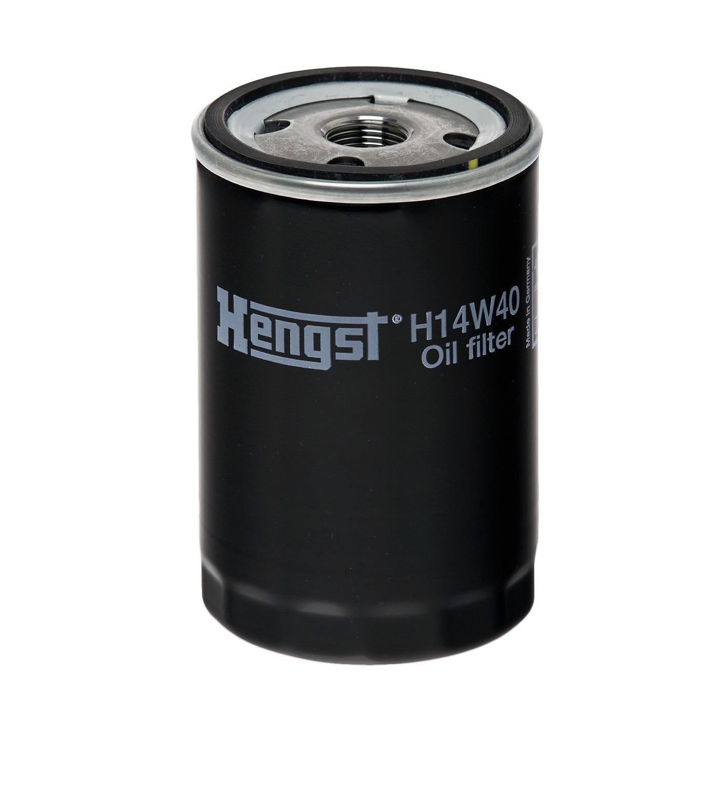 Front View of Engine Oil Filter HENGST H14W40