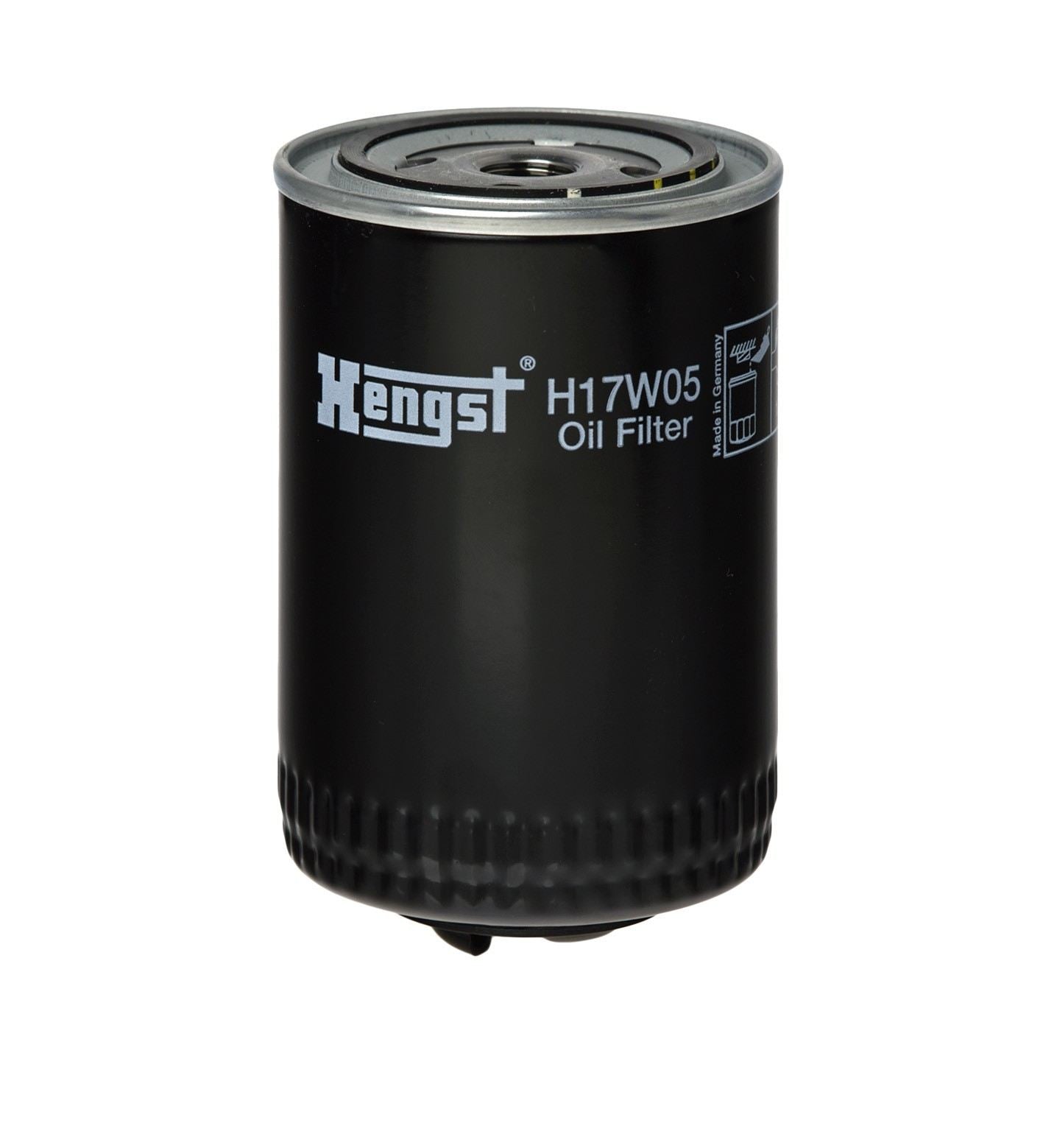 Front View of Engine Oil Filter HENGST H17W05