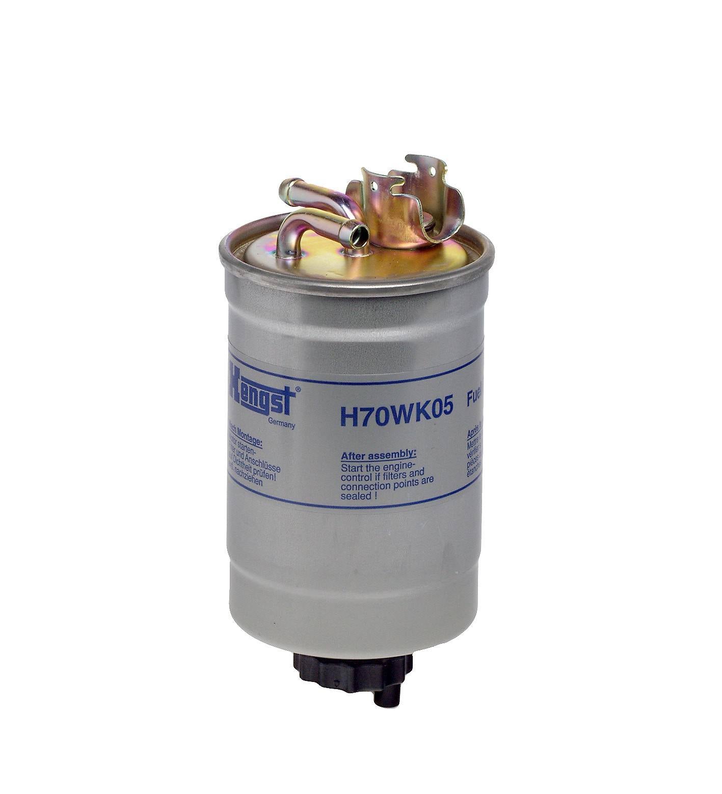 Front View of Fuel Filter HENGST H70WK05