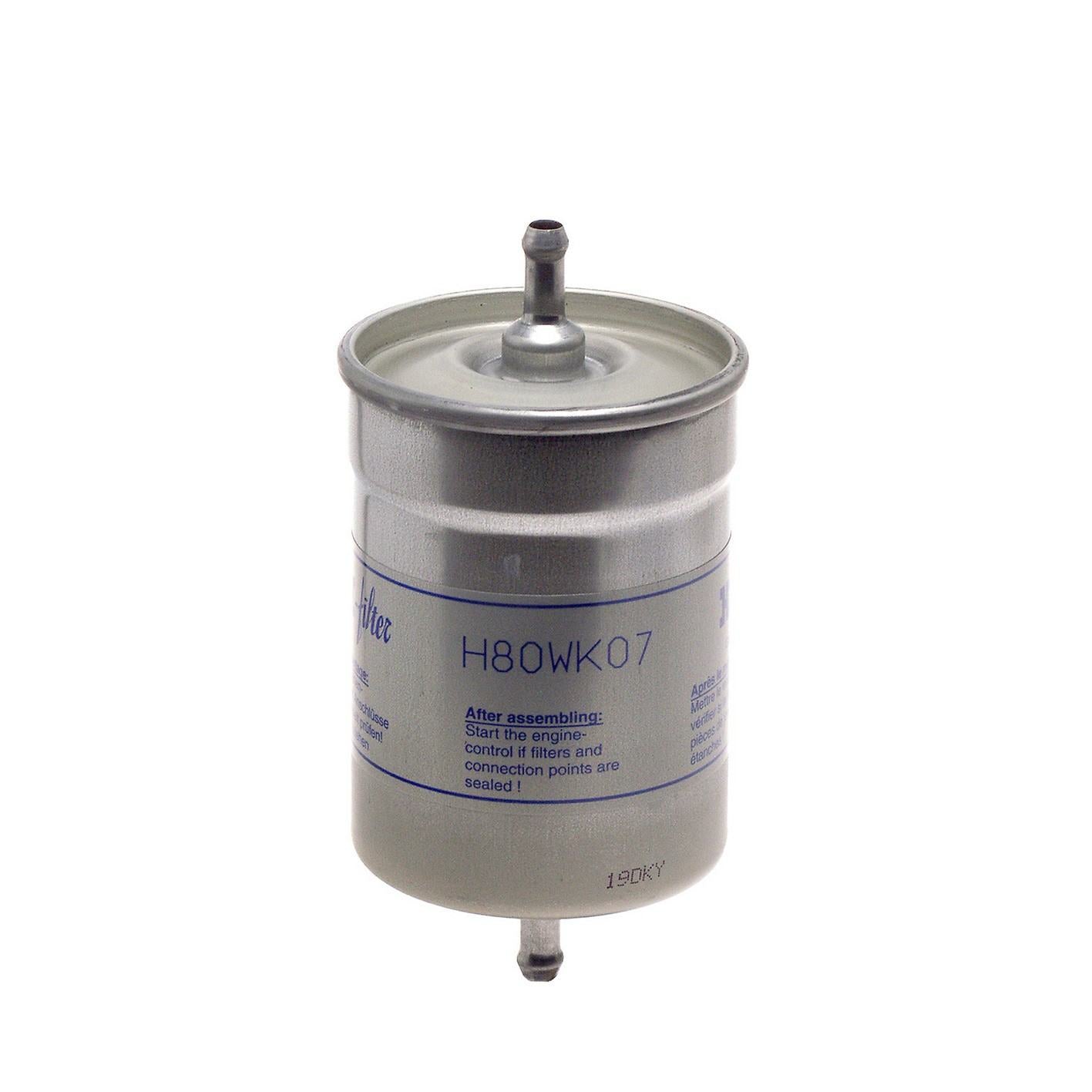 Front View of Fuel Filter HENGST H80WK07