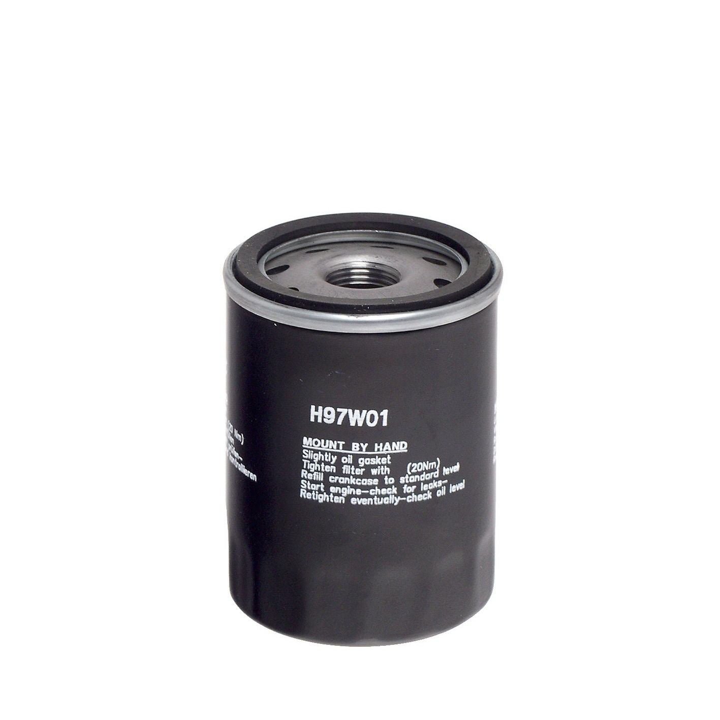 Front View of Engine Oil Filter HENGST H97W01