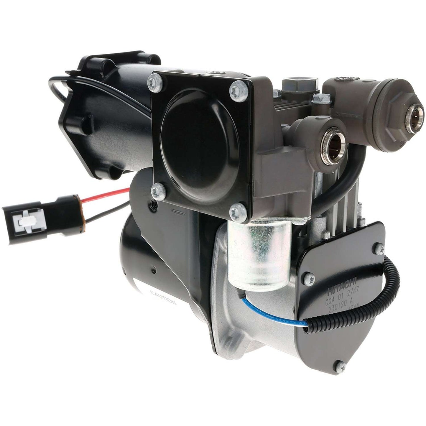 Front View of Air Suspension Compressor HITACHI CMP0001