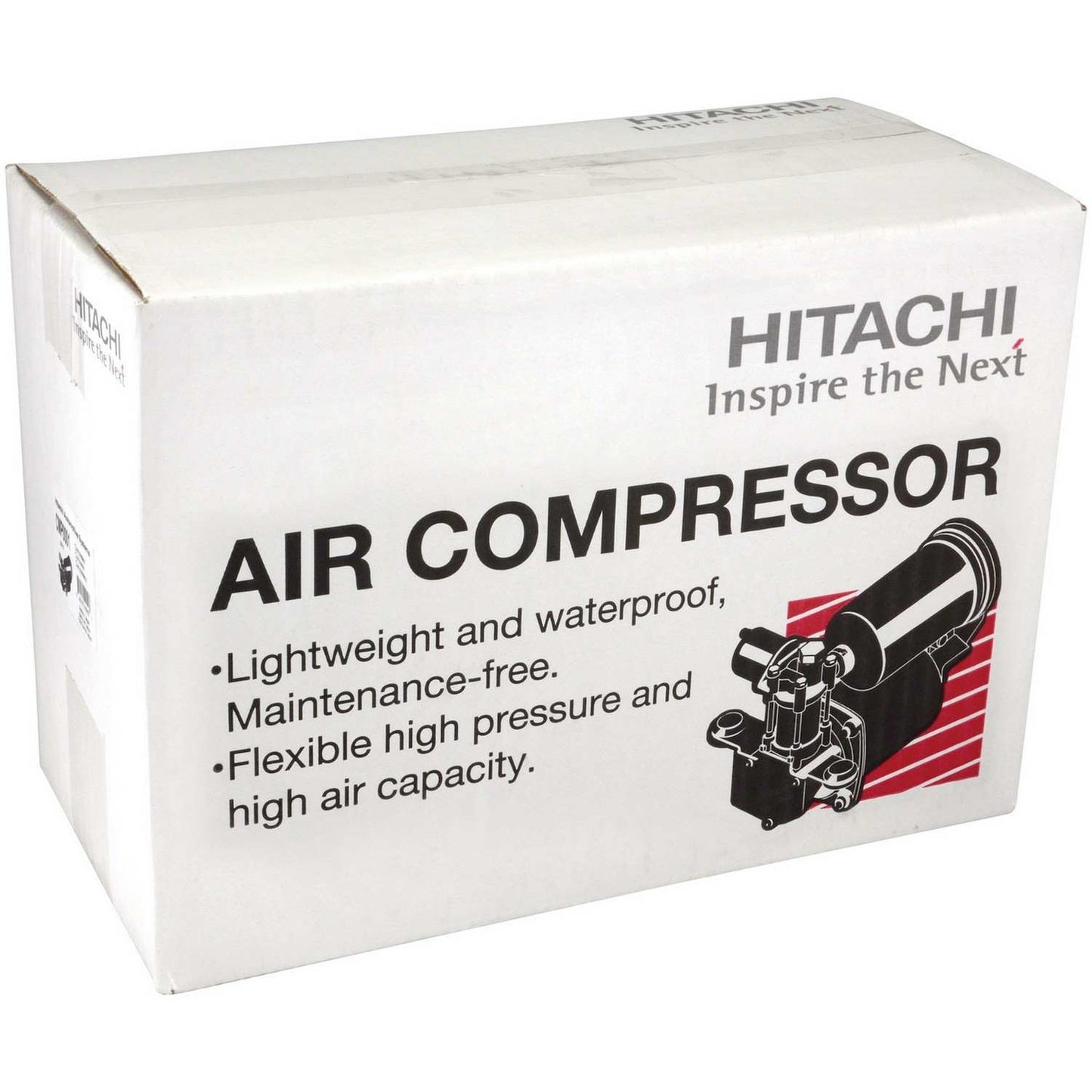 Package View of Air Suspension Compressor HITACHI CMP0001