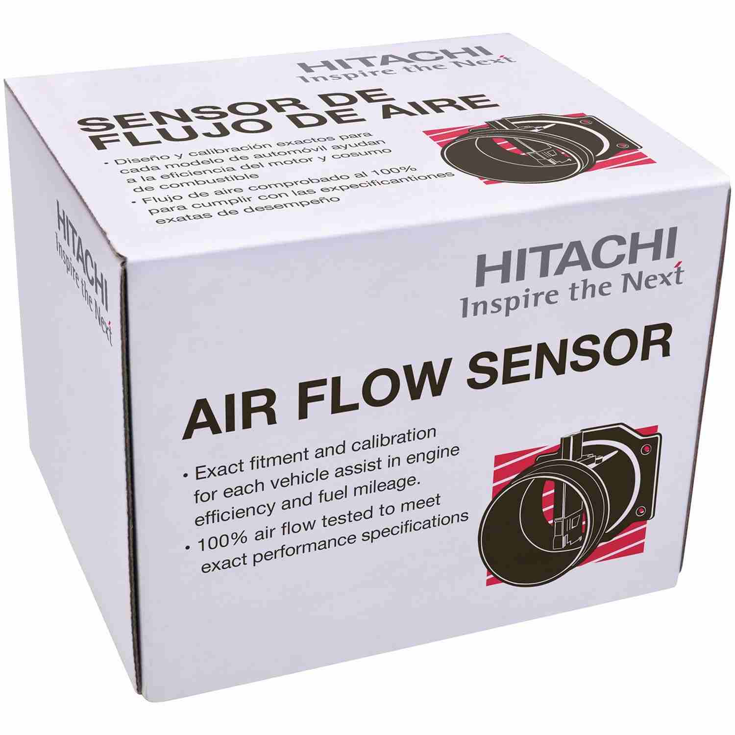 Package View of Mass Air Flow Sensor HITACHI MAF0024