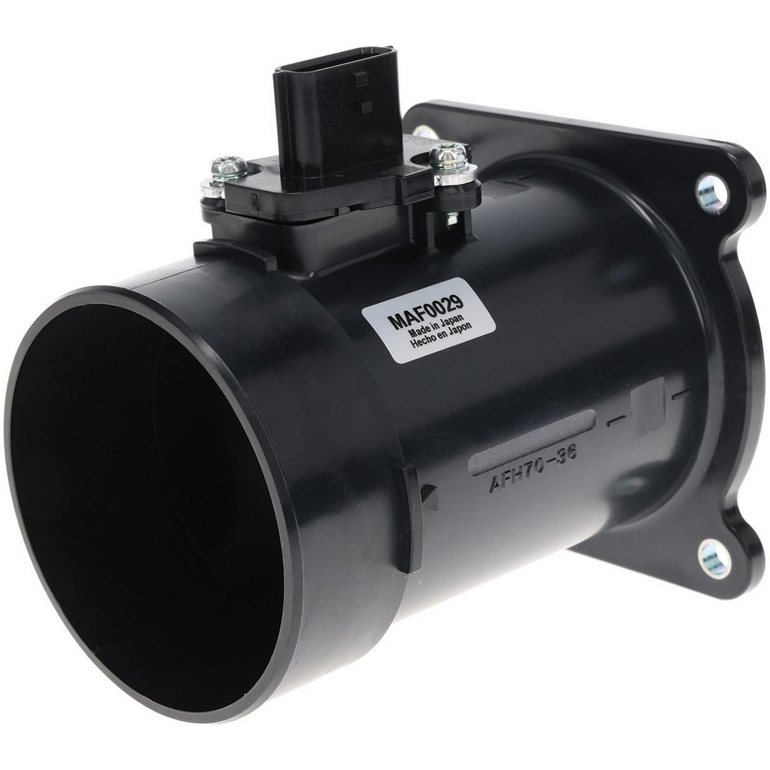 Angle View of Mass Air Flow Sensor HITACHI MAF0029