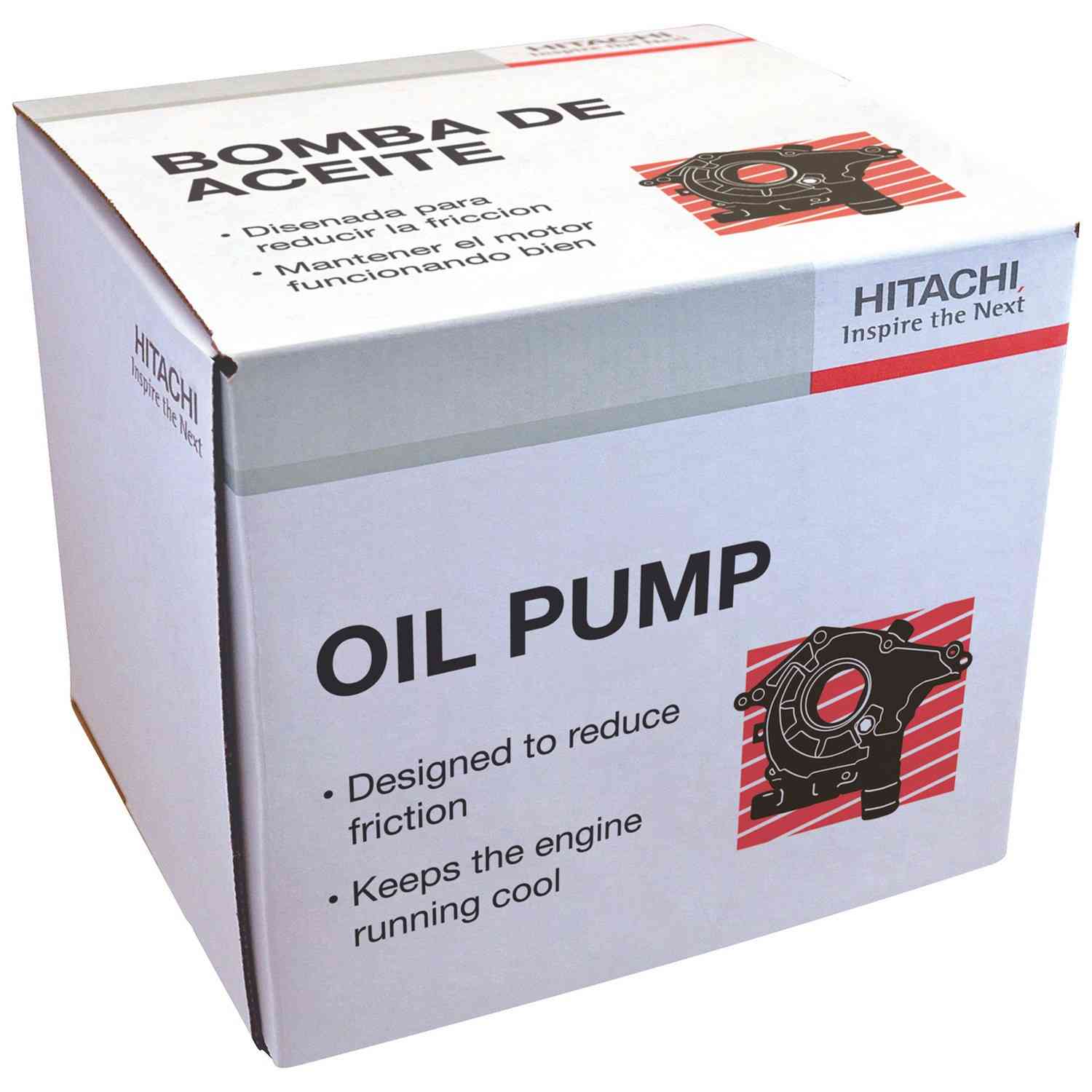 Package View of Engine Oil Pump HITACHI OUP0017