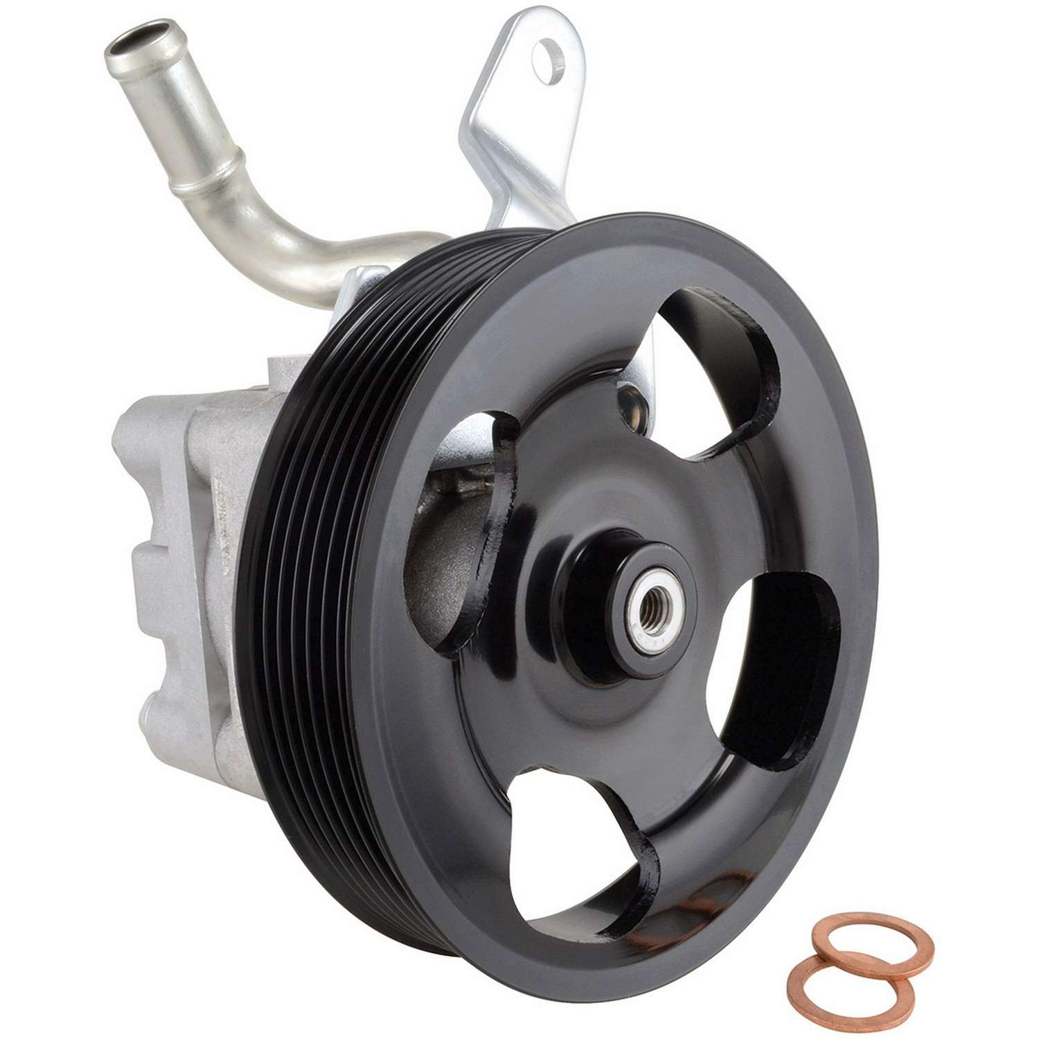 Front View of Power Steering Pump HITACHI PSP0011