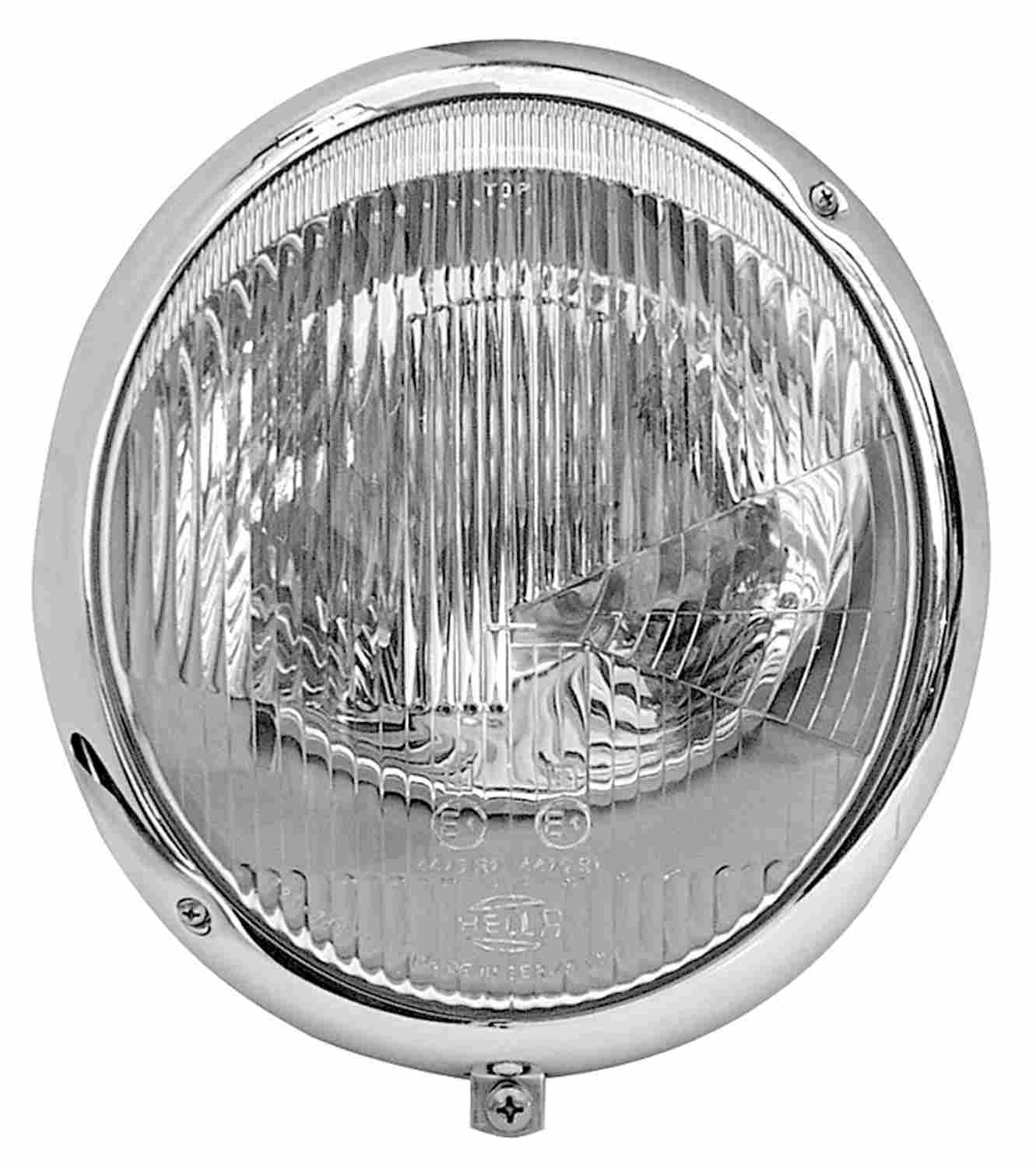 Front View of Headlight Assembly HELLA 001149011