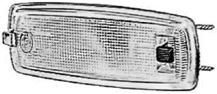 Angle View of Interior Light Bulb Housing HELLA 003388001